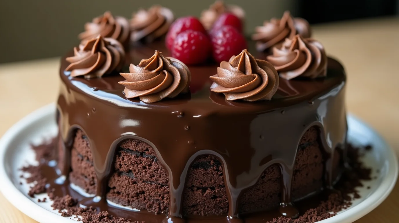 Decadent Chocolate Cake (3)