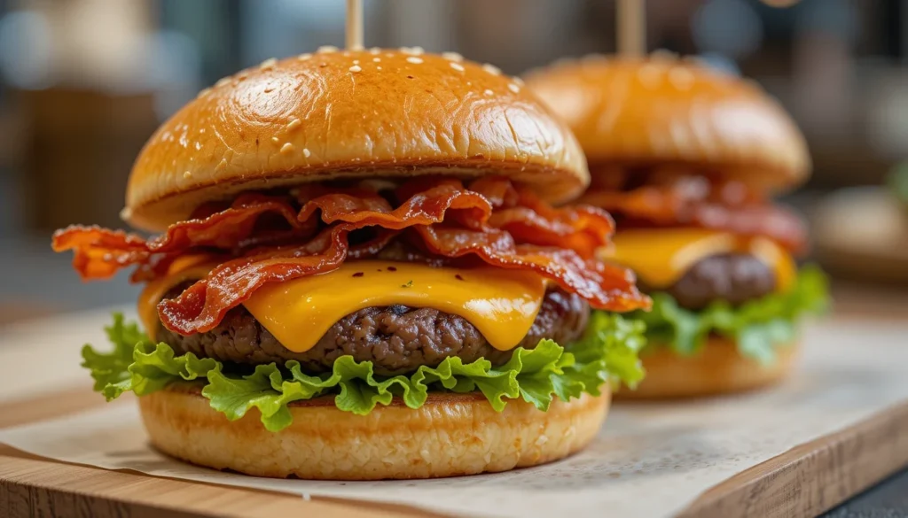 Bacon Cheeseburgers (3)