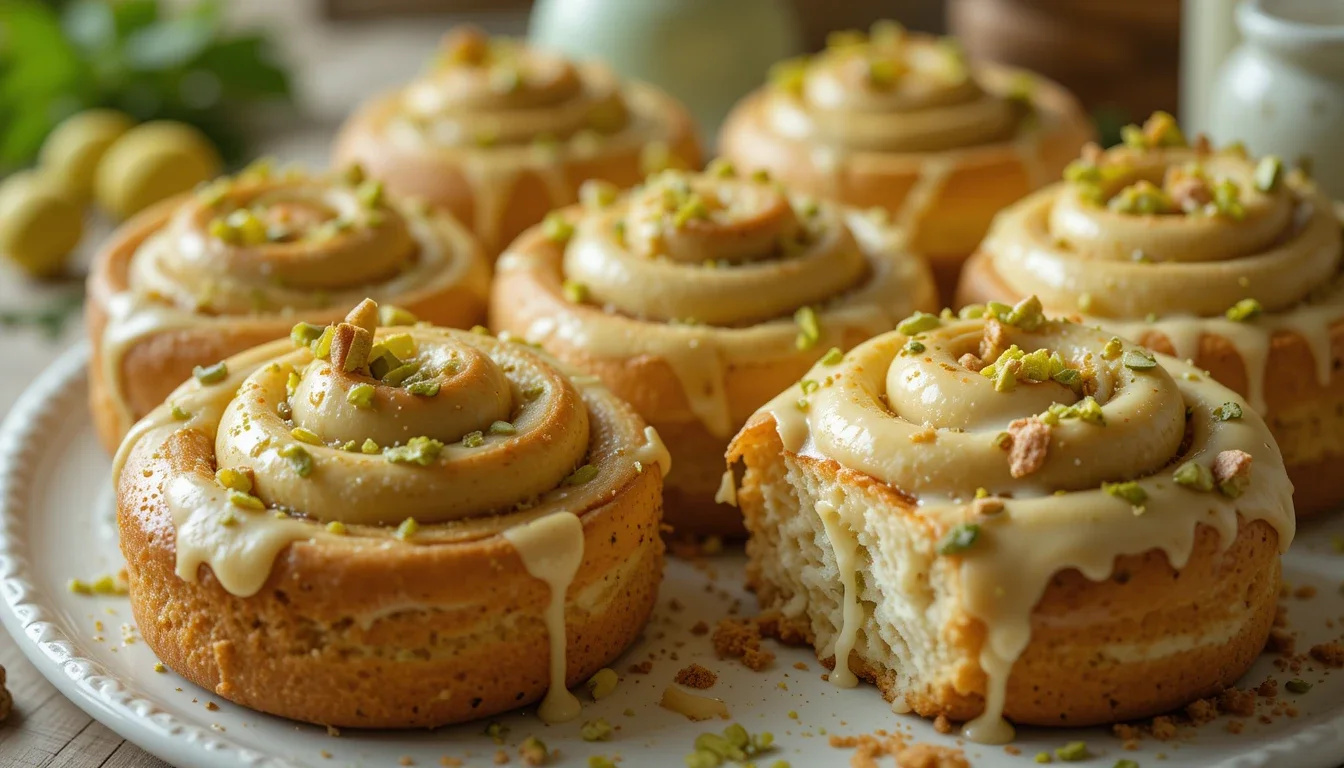 Pistachio Cream Cinnamon Rolls (1)