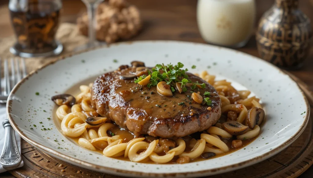 Steak With Mushrooms (3)