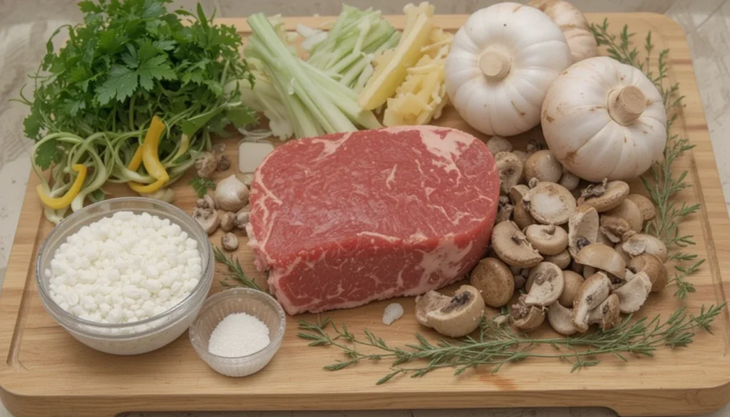 Steak With Mushrooms (4)