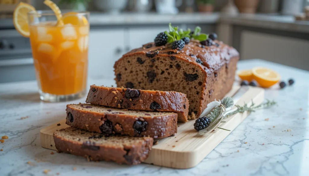 Blackberry Banana Bread