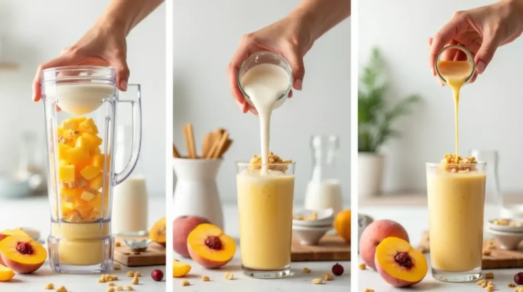 Banana Peach Smoothie Recipe (1)