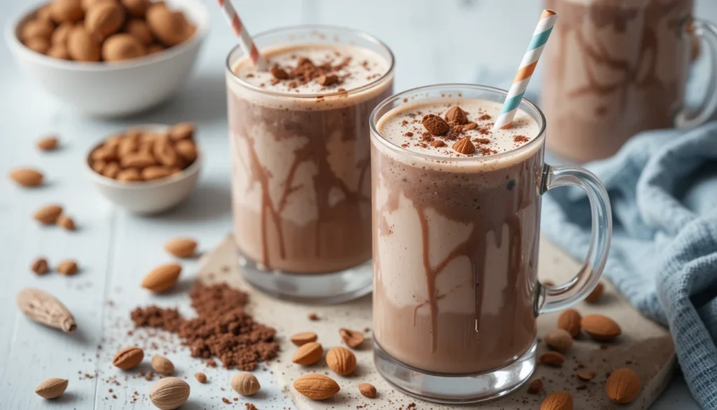 Chocolate Almond Milk, (2)