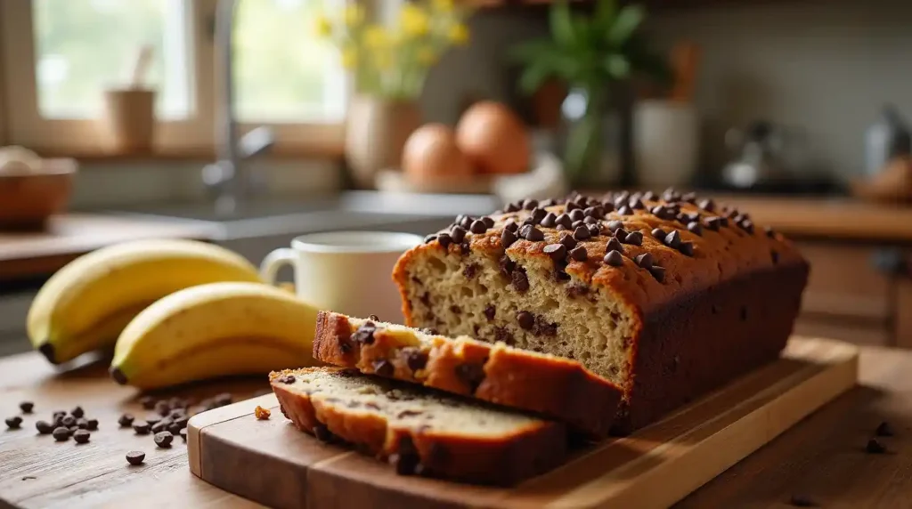 Chocolate Chip Banana Bread (4)