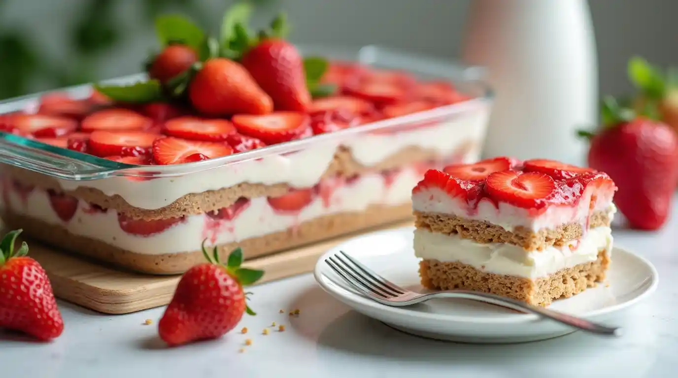 Strawberry Cream Cheese Icebox Cake (2)