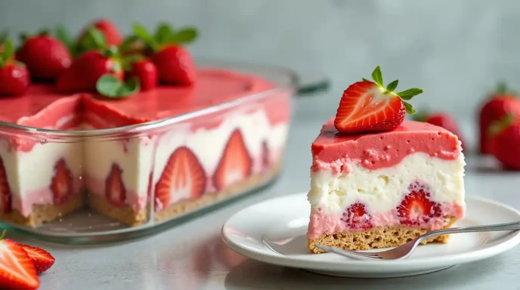 Strawberry Cream Cheese Icebox Cake (3)