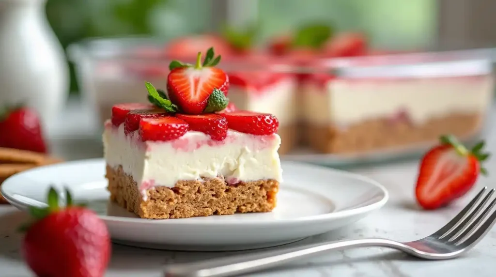 Strawberry Cream Cheese Icebox Cake (4)