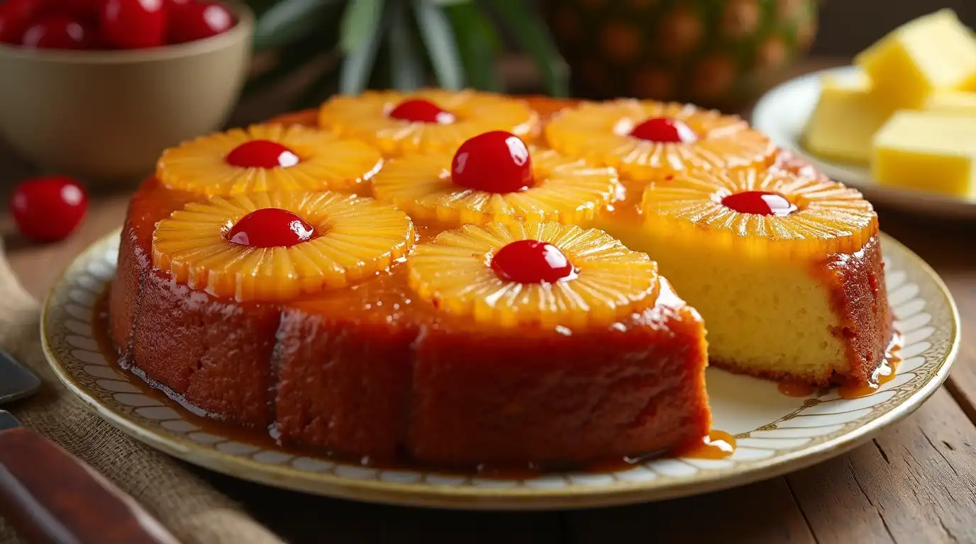Pineapple Upside Down Cake Recipe