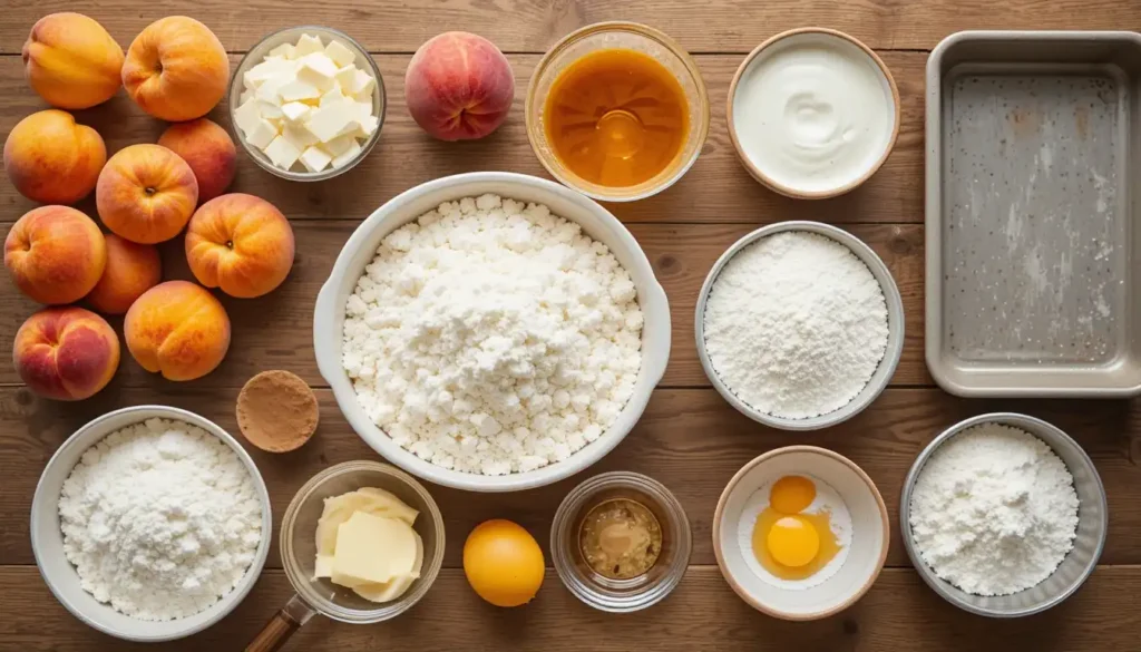 Peaches And Cream Pie Bars (2)