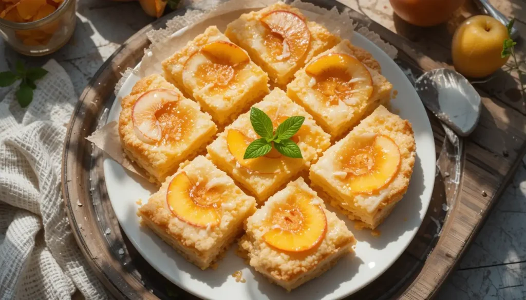 Peaches And Cream Pie Bars (4)