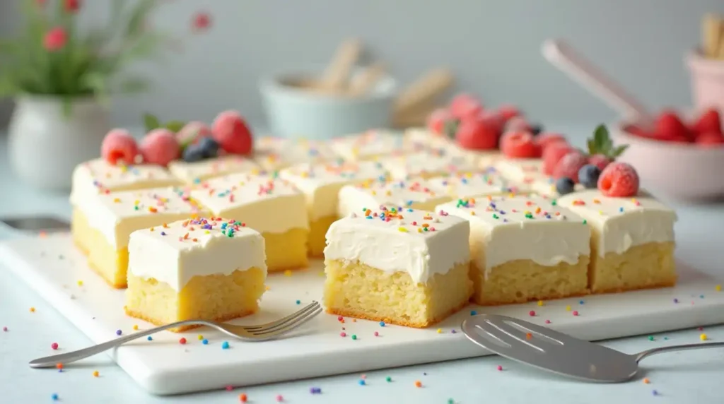 Vanilla Sheet Cake Recipe (3)